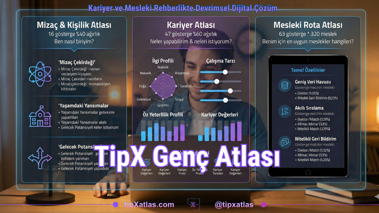 TipX GENÇ ATLASI:  Süper İndirimli Üçlü Çözüm Paketi